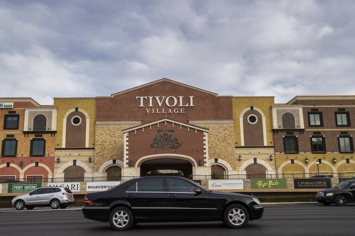 Tivoli Village on Monday, Jan. 10, 2022, in Las Vegas. (Benjamin Hager/Las Vegas Review-Journal ...