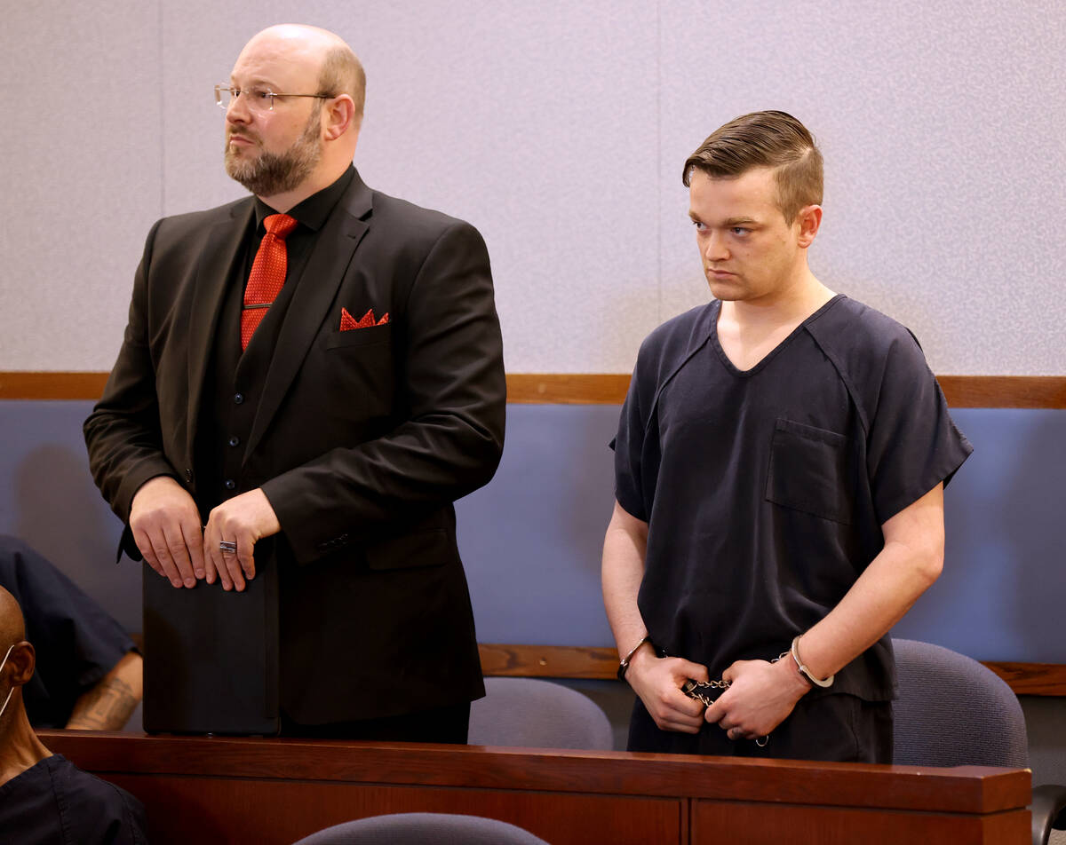 Brandon Toseland, right, appears with his attorney, Augustus Claus, in court at the Regional Ju ...