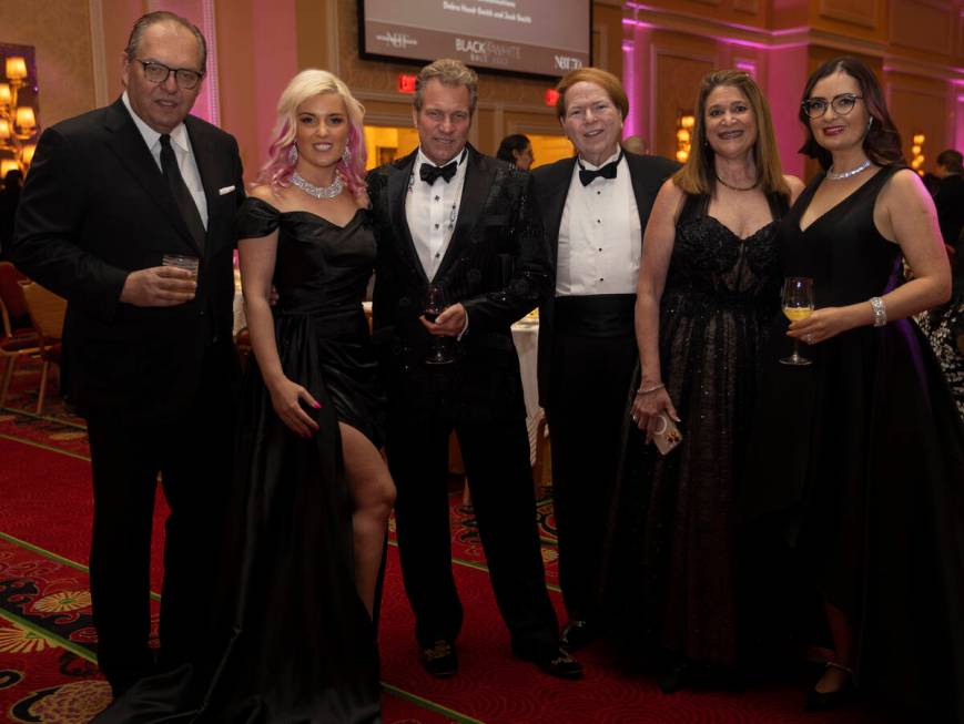 Gary Crisp, left, Svetlana Bulatova, Thomas Burger, Arnold Gold, Alisa Steinhauer and Elena Bul ...