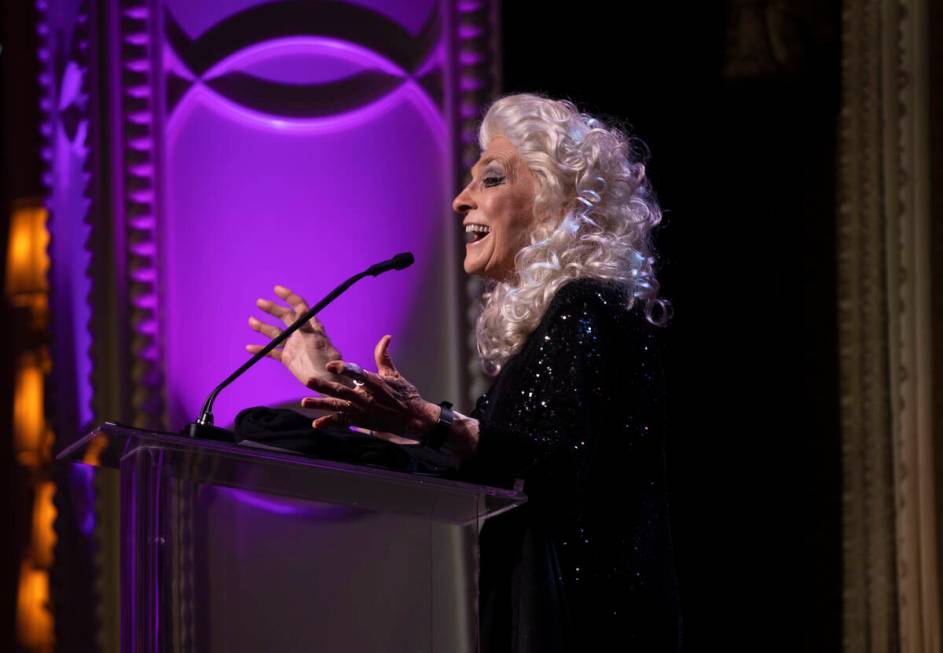 Grammy Award-winning singer, songwriter, author, activist and humanitarian Judy Collins address ...