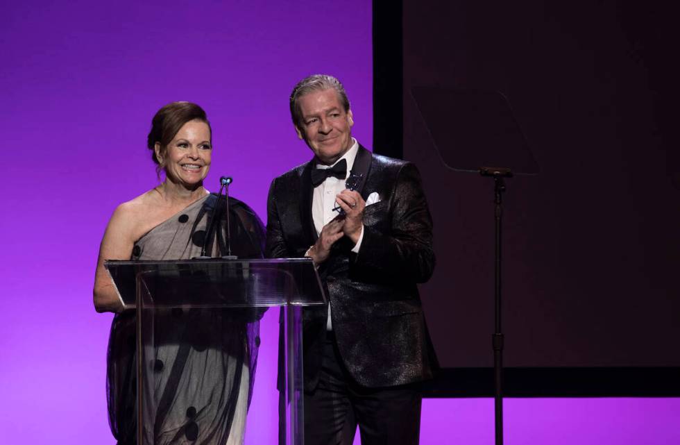 Nevada Ballet Theatre CEO Beth Barbre, left, and executive director and artistic director Roy K ...
