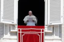 Pope Francis, seen in 2018. (AP Photo/Gregorio Borgia)