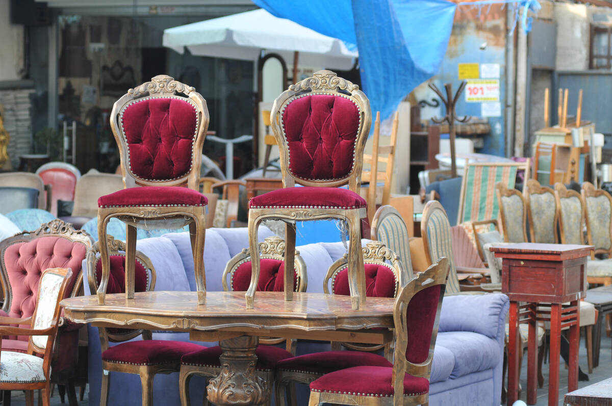 Older furniture is making a comeback and can be found at flea markets and estate sales. (Getty ...