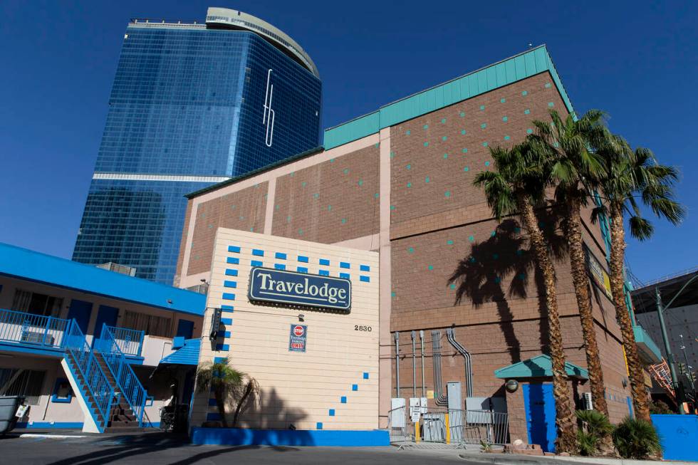 The Travelodge motel at 2830 Las Vegas Boulevard South and nearby property, which is listed for ...