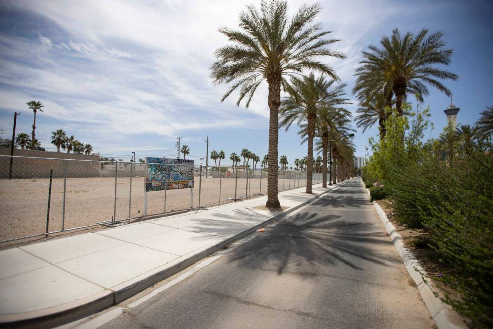 An empty lot on the east side of the intersection of California Avenue and S. 3rd Street is see ...