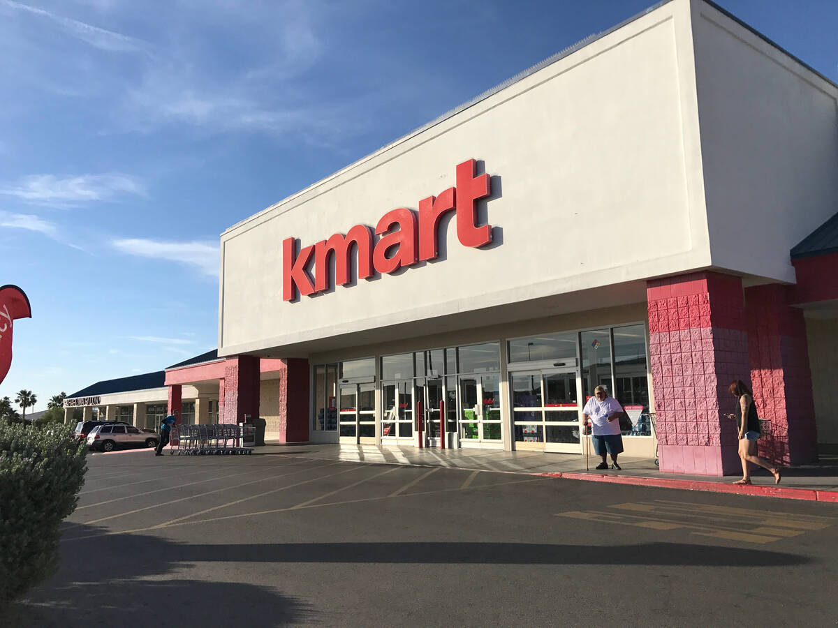 This June 7, 2017, file photo shows the Kmart at 732 S. Racetrack Road in Henderson. (Jeff Mos ...