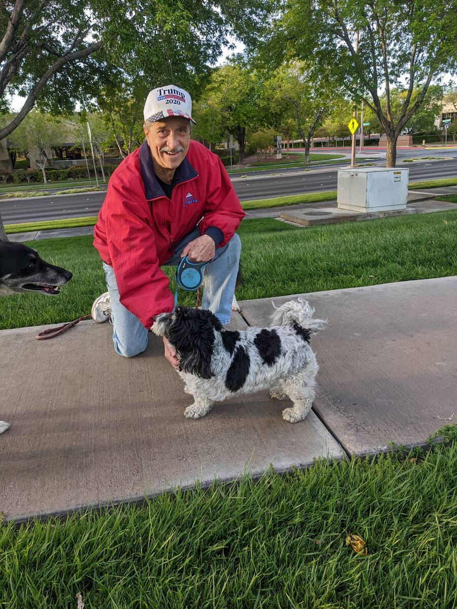 Summerlin retiree Mike Deming says he got vaccinated and boosted against COVID-19 to avoid gett ...