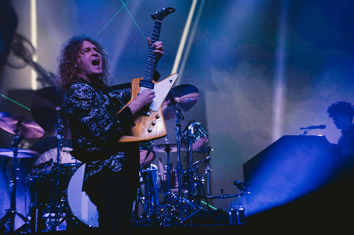 Dave Keuning of The Killers is shown at the Chelsea at the Cosmopolitan of Las Vegas on Sunday, ...