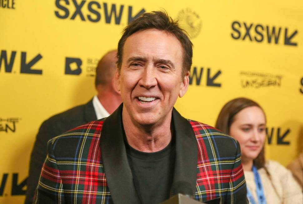 Nicolas Cage arrives for the world premiere of "The Unbearable Weight of Massive Talent&qu ...