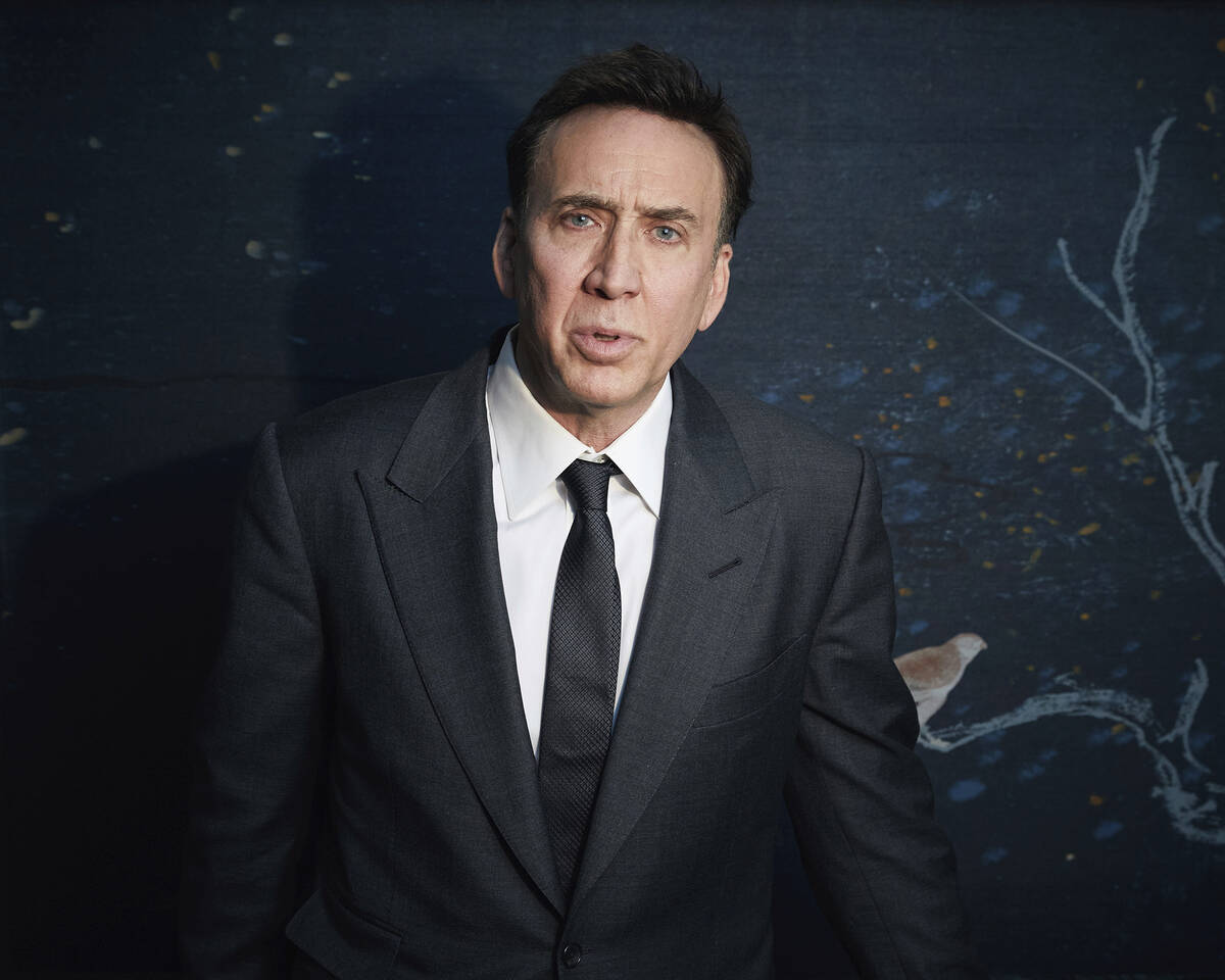 Nicolas Cage poses for a portrait to promote "The Unbearable Weight of Massive Talent&quot ...