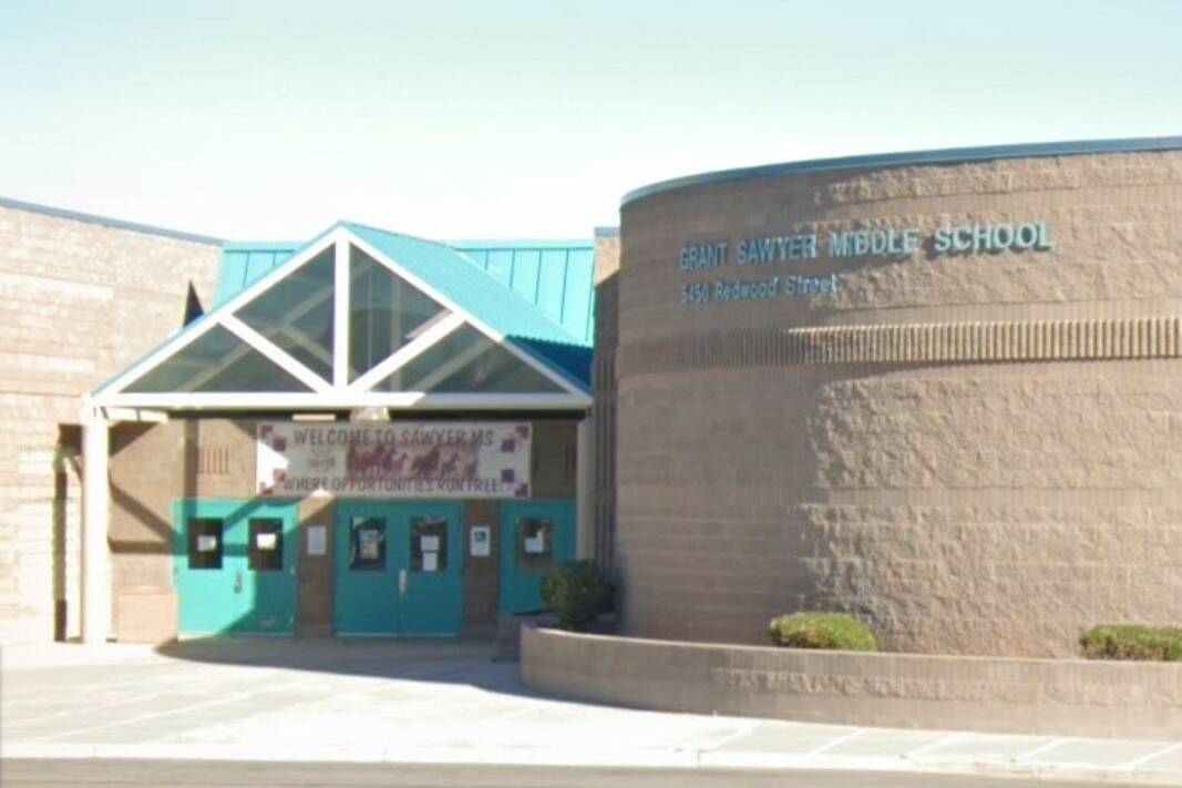 Sawyer Middle School in Las Vegas (Google maps)