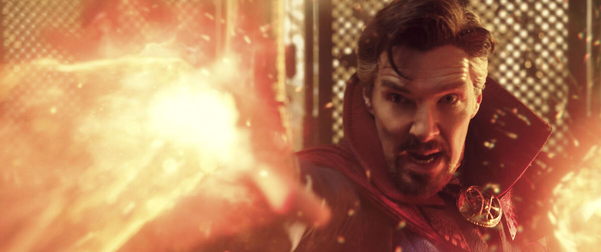 Benedict Cumberbatch stars as Dr. Stephen Strange in Marvel Studios' "Doctor Strange in the Mul ...