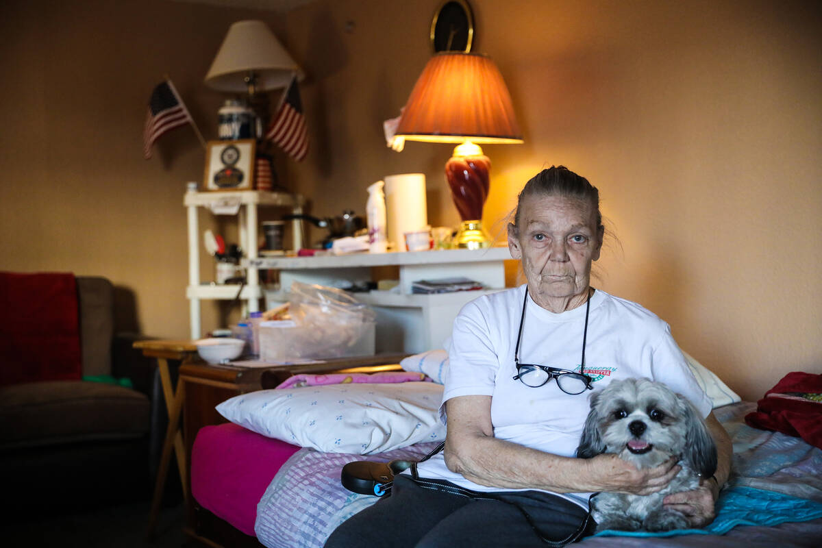 Cecelia Knapp, a Navy veteran and longtime resident at the former Share Village 1 complex, now ...