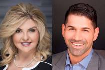 Michele Fiore and Manny Kess, Republican candidates for Nevada treasurer, 2022 primary.