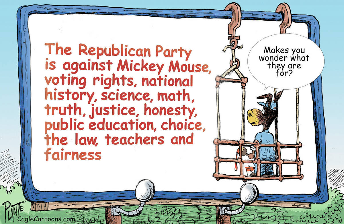 Not for bumper stickers, Republicans, GOP, RNC, Mickey Mouse, voting rights, national history, ...
