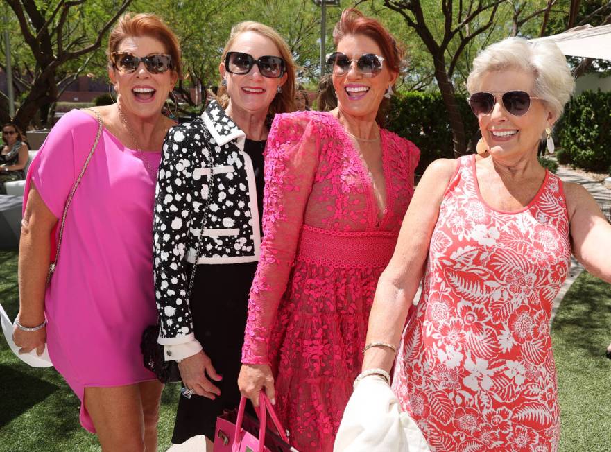 Lisa Walsh, from left, Julie Teel, Kimberly Thesman and Diane Becker during a Mother's Day lunc ...