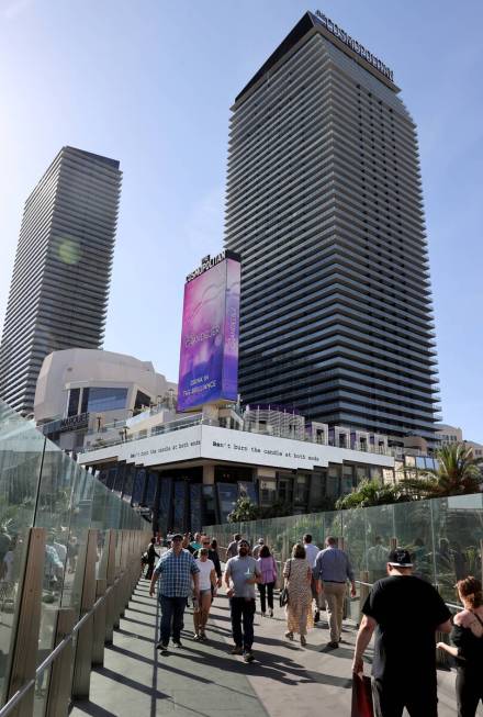 The Cosmopolitan of Las Vegas on the Strip in Las Vegas Wednesday, May 4, 2022. The Nevada Gami ...