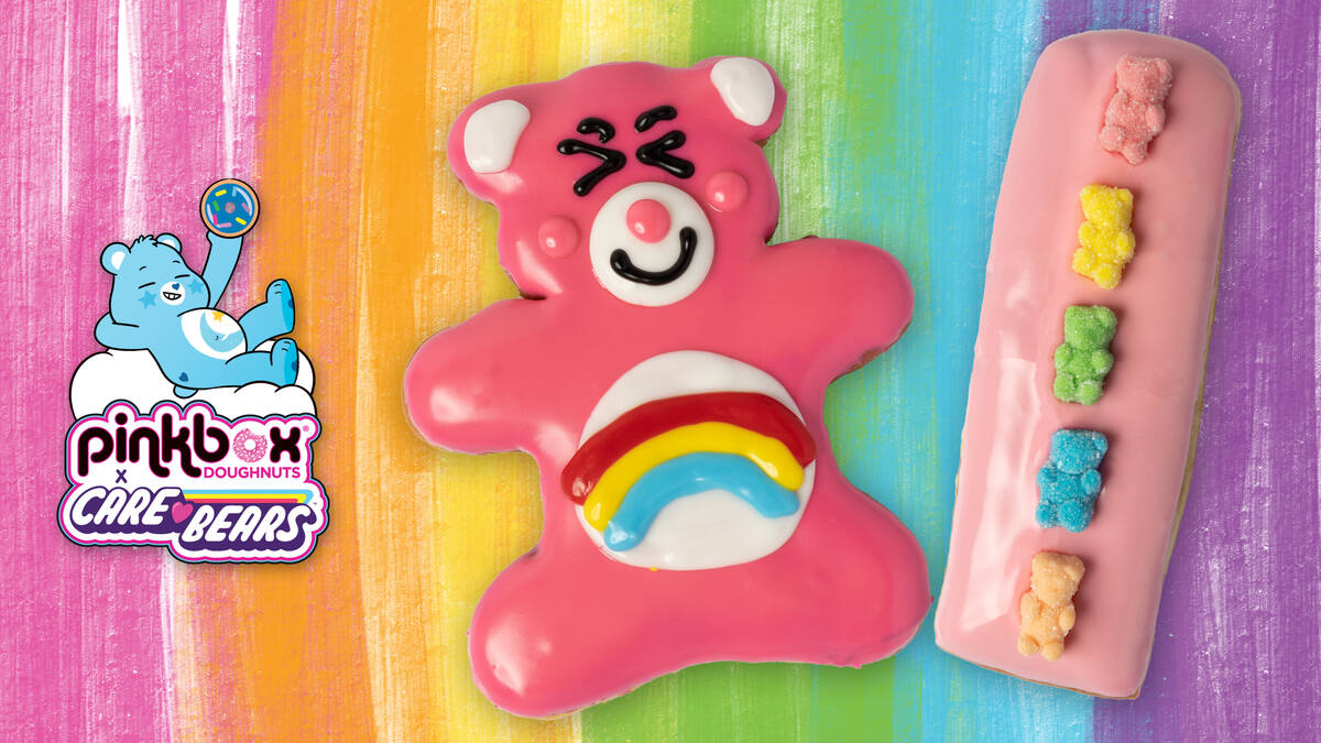 Cheer Bear doughnut. Pinkbox