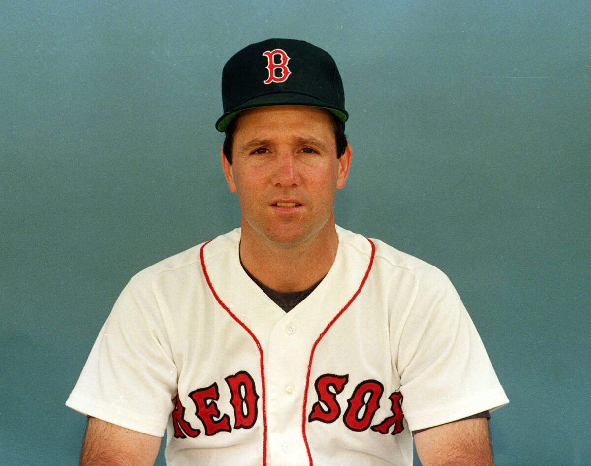 Boston Red Sox infielder Marty Barrett is shown in this Feb. 28, 1989. (AP Photo)