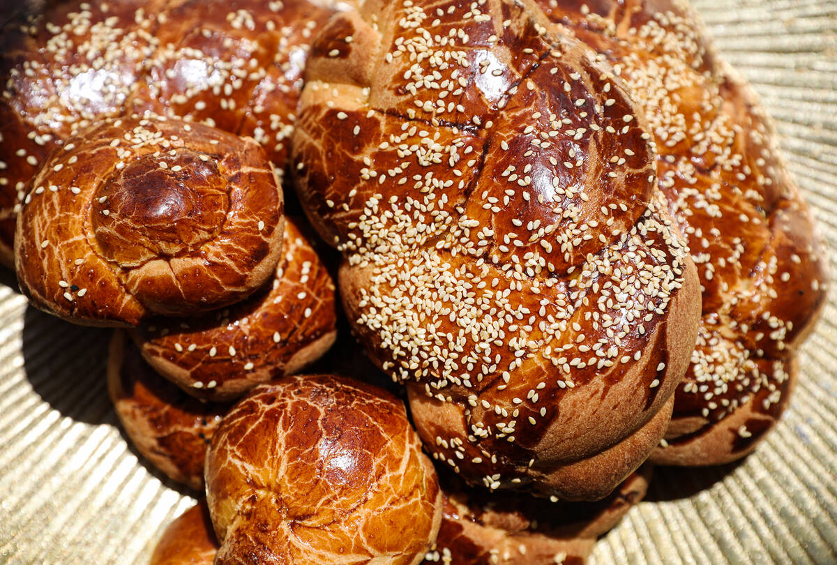 Choreg, Armenian Easter bread, at the Van Bakery in Las Vegas, in Las Vegas, Thursday, April 14 ...