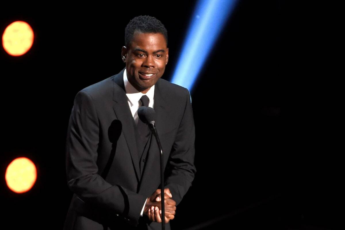 Chris Rock presents an award during the NAACP Image Awards at the Dolby Theatre in Los Angeles ...