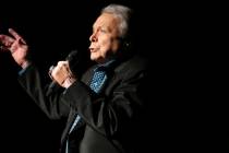 FILE - Country music legend Mickey Gilley, 80, performs at Shenandoah University in Winchester, ...