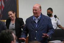 Celebrity chef Mario Batali reacts after being found not guilty of indecent assault and battery ...