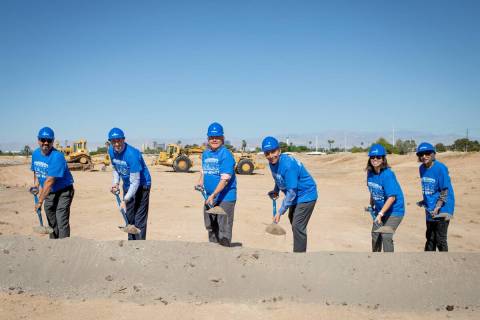 Touchstone Living officially broke ground on its newest community, Independence. From left is D ...