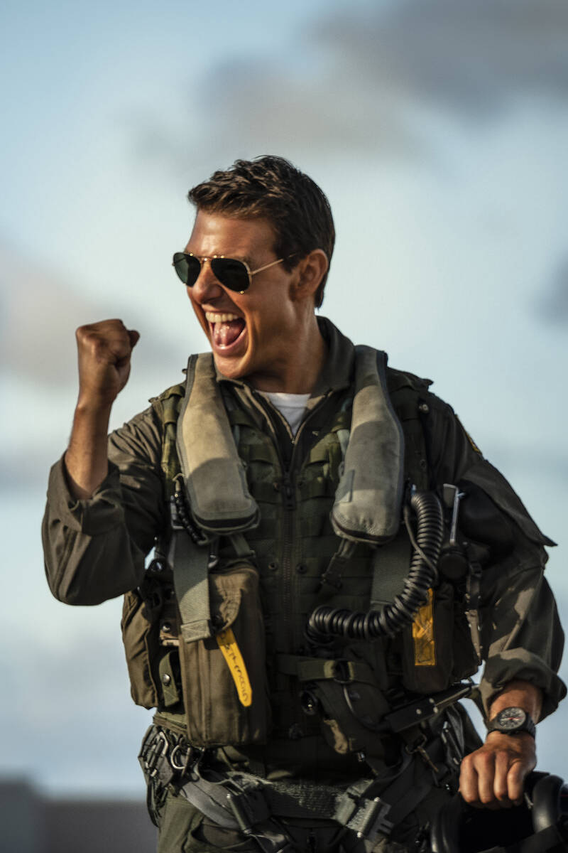 Tom Cruise plays Capt. Pete "Maverick" Mitchell in Top Gun: Maverick from Paramount Pictures, S ...