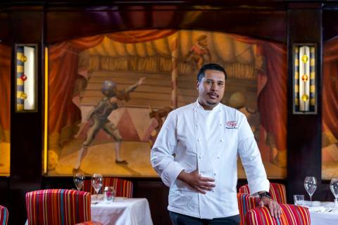 Executive Chef Dameon Evers at the Le Cirque restaurant within the Bellagio on Wednesday, May 5 ...