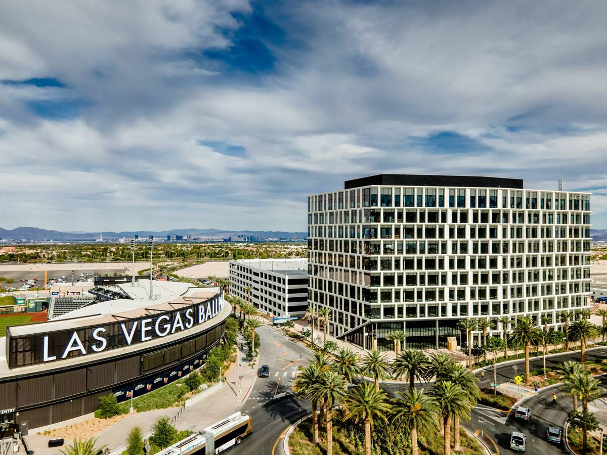 An aerial view of 1700 Pavilion at Downtown Summerlin. The Howard Hughes Corp. said the upscale ...