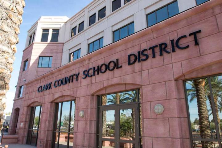 Clark County School District administration building at 5100 W. Sahara Ave. in Las Vegas (Las V ...