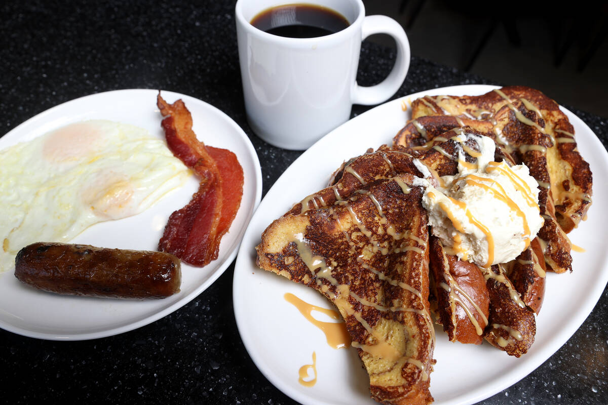 Cinnamon French Toast Blockbuster at Big Boy Tavern in the Skye Canyon community in northwest L ...