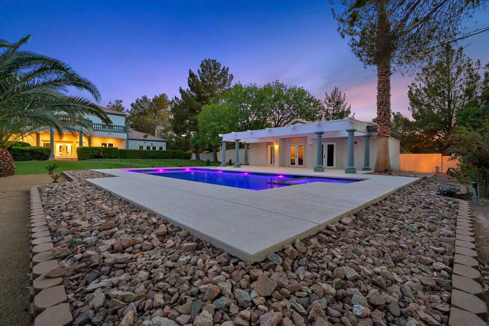 Former NBA great Shaquille O'Neal's house in Las Vegas, seen here, is listed for $3 million. (C ...