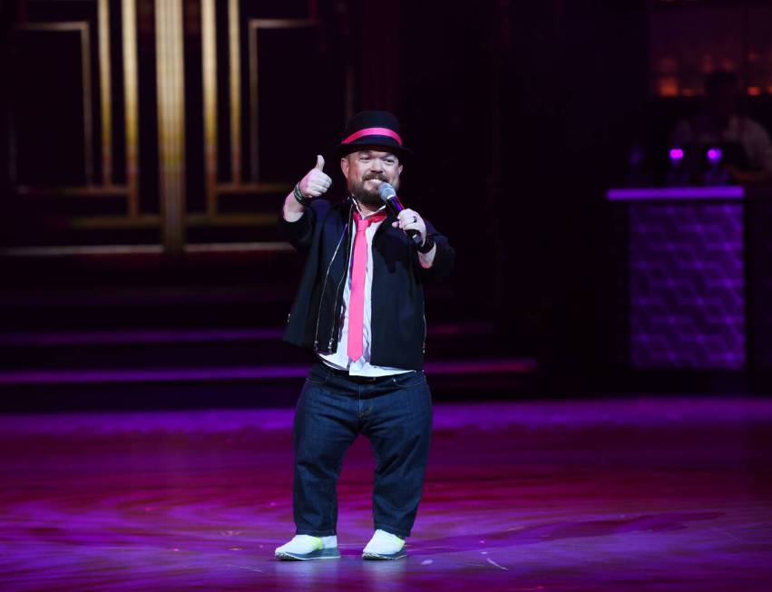 Comedian Brad Williams of Mad Apple by Cirque du Soleil perform during the premiere New York-Ne ...