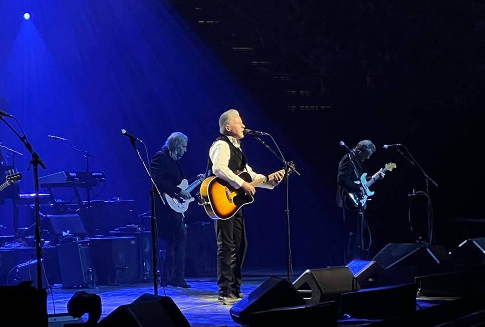 Don Henley of the Eagles is shown performing at the MGM Grand Garden on Saturday, May 28, 2022. ...