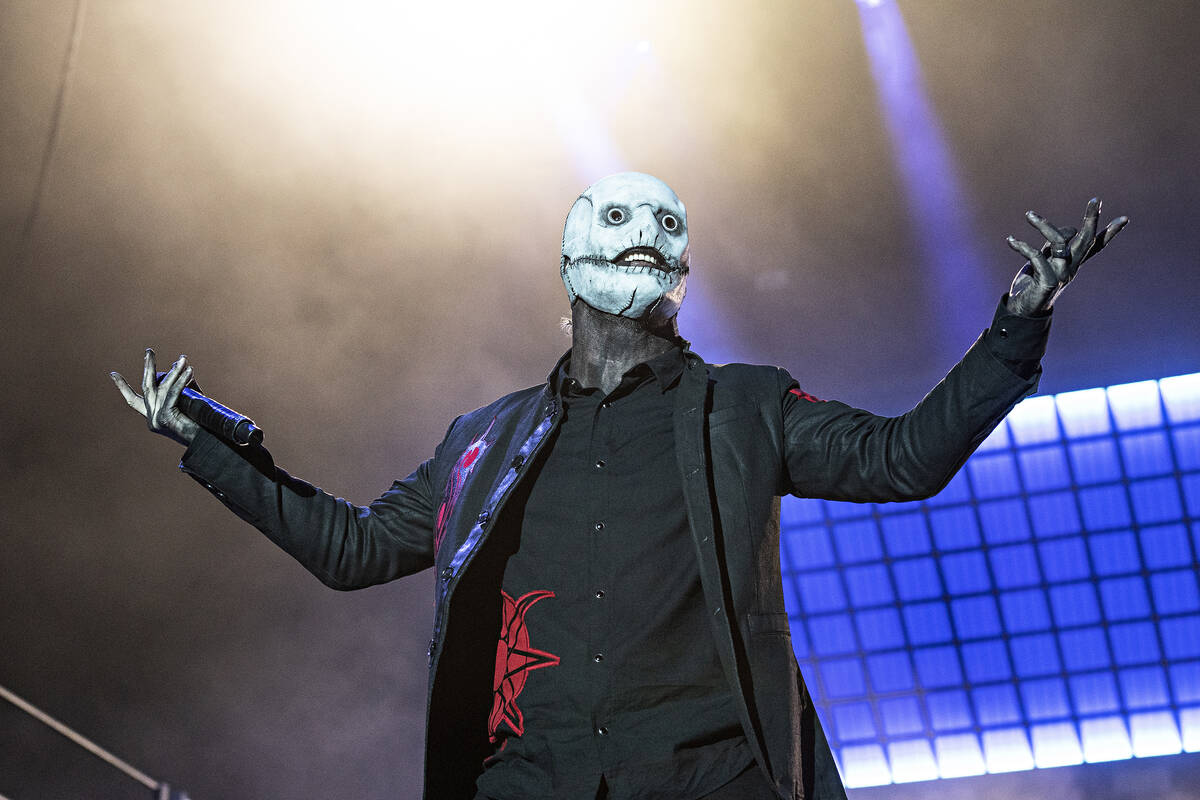 Corey Taylor of Slipknot performs at Inkcarceration Music and Tattoo Festival on Friday, Sept. ...