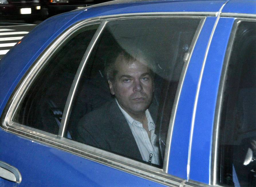 FILE - In this Nov. 18, 2003, file photo, John Hinckley Jr. arrives at U.S. District Court in W ...