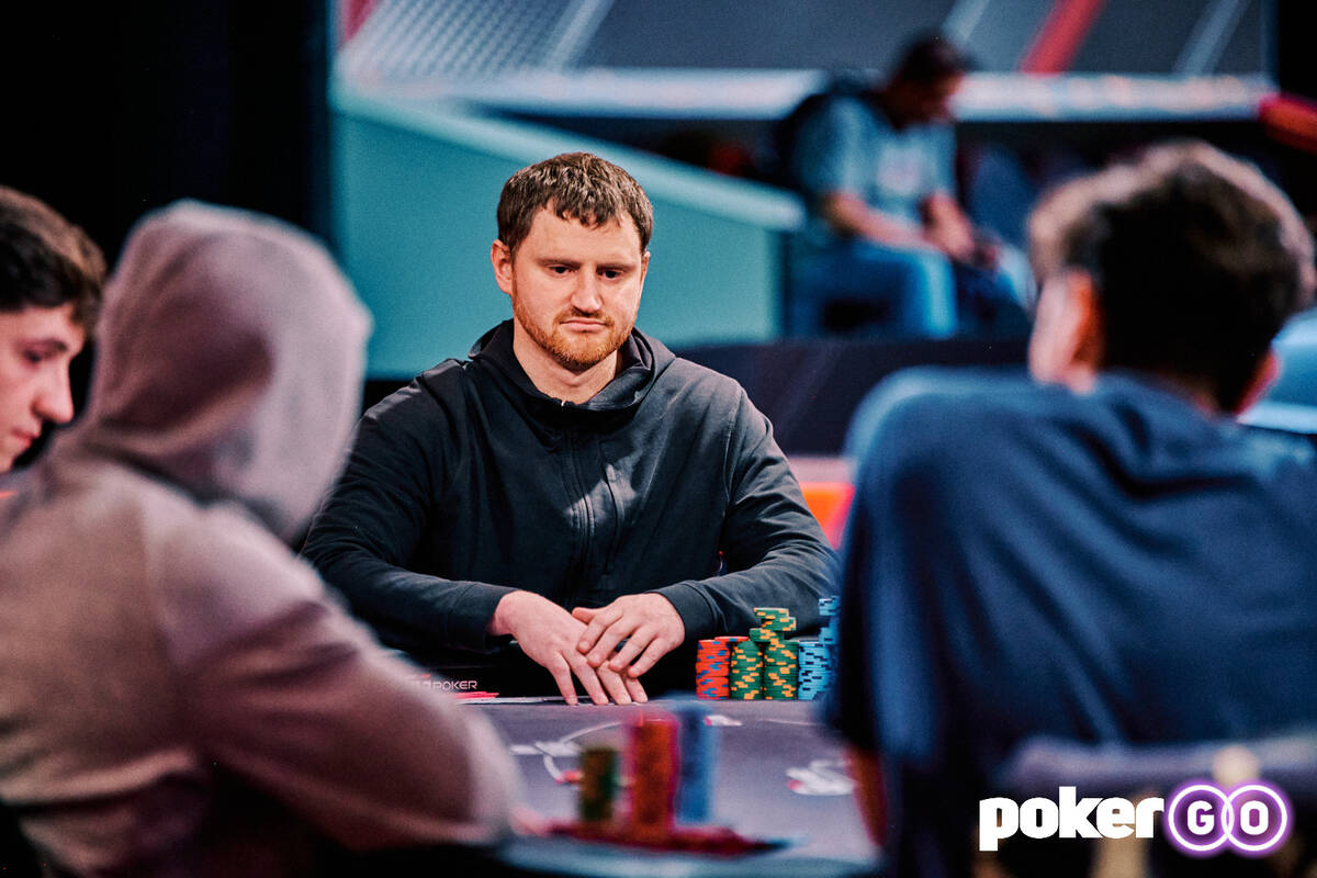 David Peters competes in the World Series of Poker's $100,000 buy-in High Roller Bounty No-limi ...