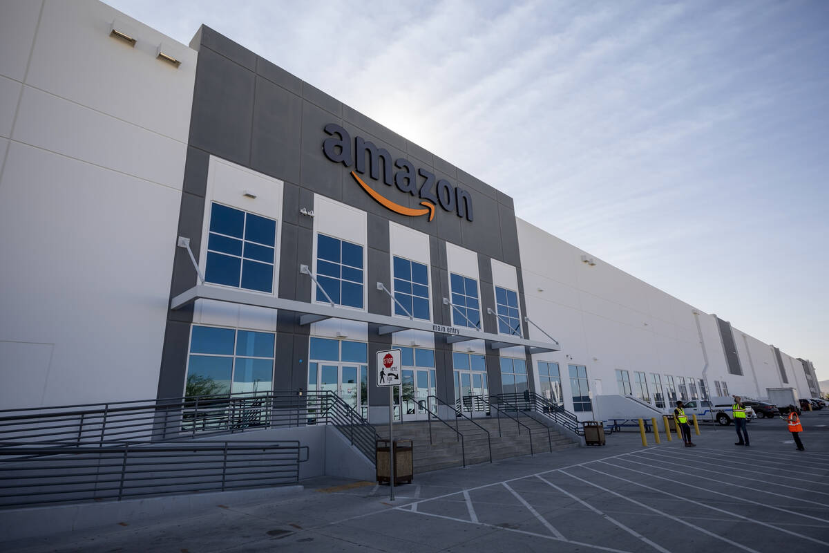 An Amazon warehouse in North Las Vegas is seen in July 2020. (Las Vegas Review-Journal)