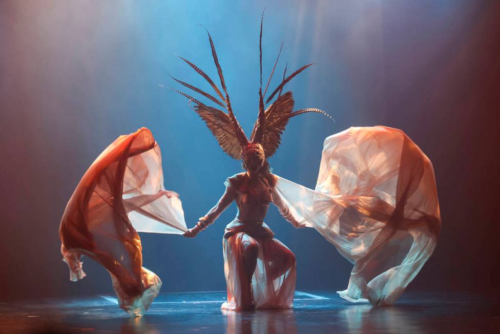 Miss Alyssa Kitt, of Sydney, competes for Miss Exotic World 2022 in the 32nd annual Tournament ...