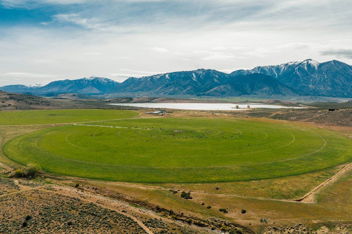 Bently Ranch in Northern Nevada, seen here, is on the market for $100 million. The property spa ...