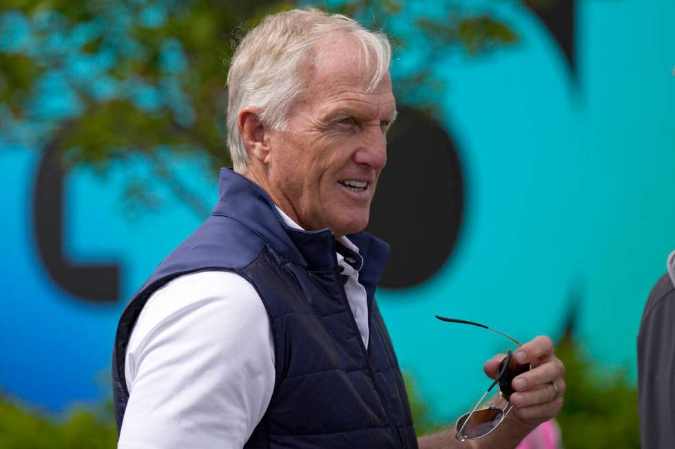 LIV Golf CEO Greg Norman at the course ahead of the first round of the inaugural LIV Golf Invit ...