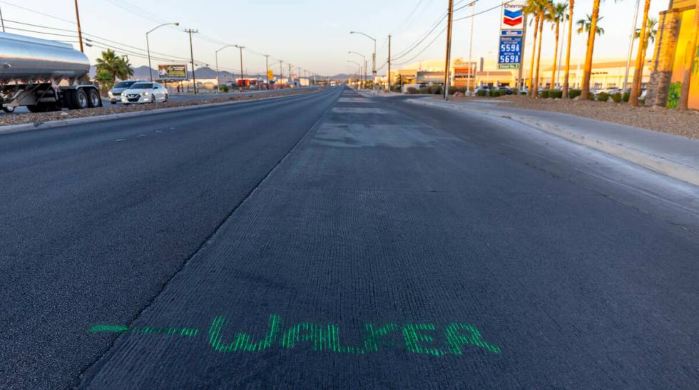 Accident scene marking on the street for beloved transient man, Kevin Wayne Williams, killed by ...
