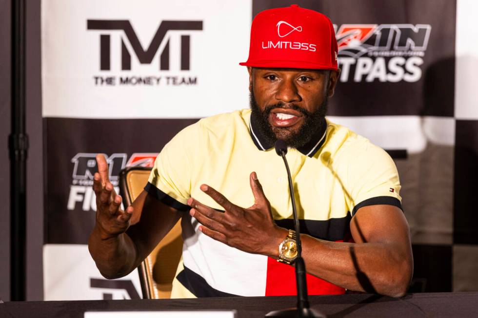Floyd Mayweather announces an exhibition boxing match, that he is slated to fight in Japan, on ...