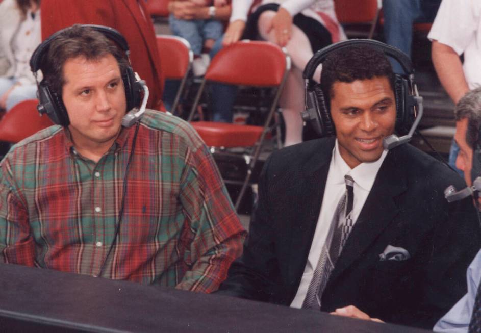 Glen Gondrezick was the color commentator for UNLV radio broadcasts for the past 17 years. Alon ...