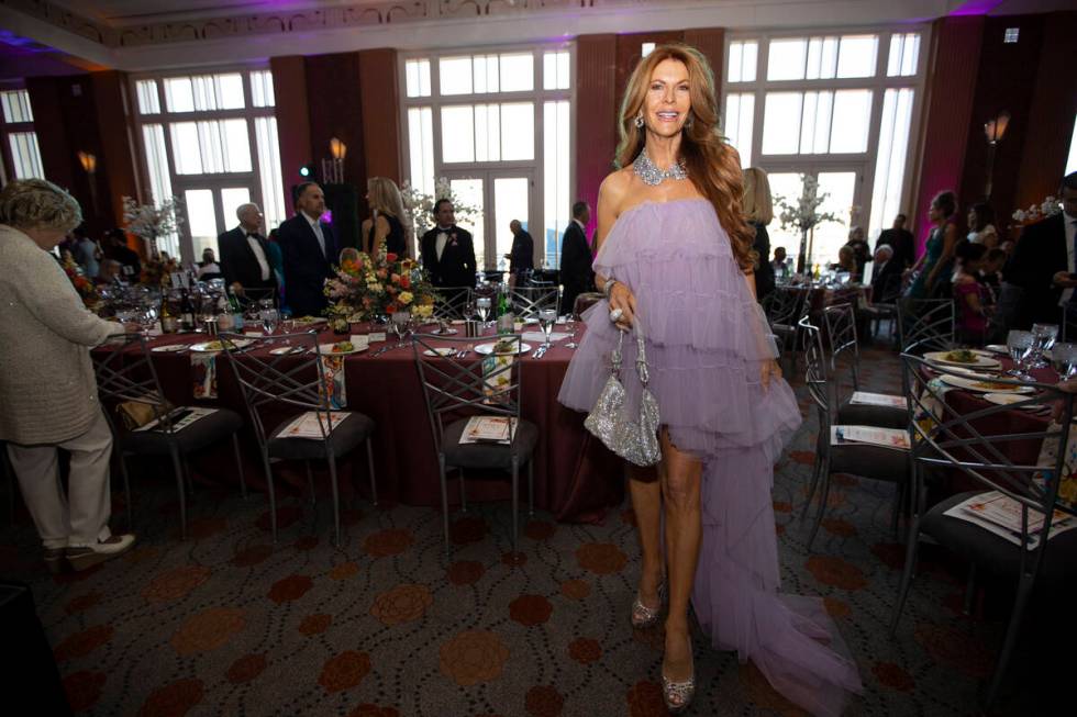 Kimberly Friedmutter poses during the Las Vegas Philharmonic’s fundraising event at the ...