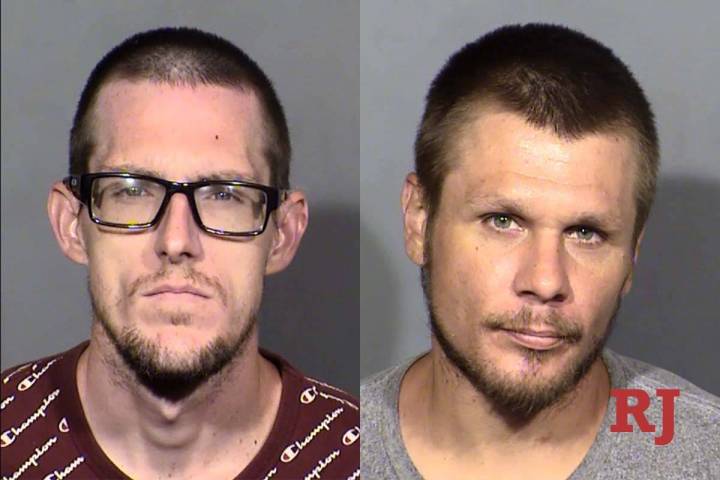 Police say Kyle Lundin, left, and Nicholas Rogers have been arrested in a prolific organized th ...