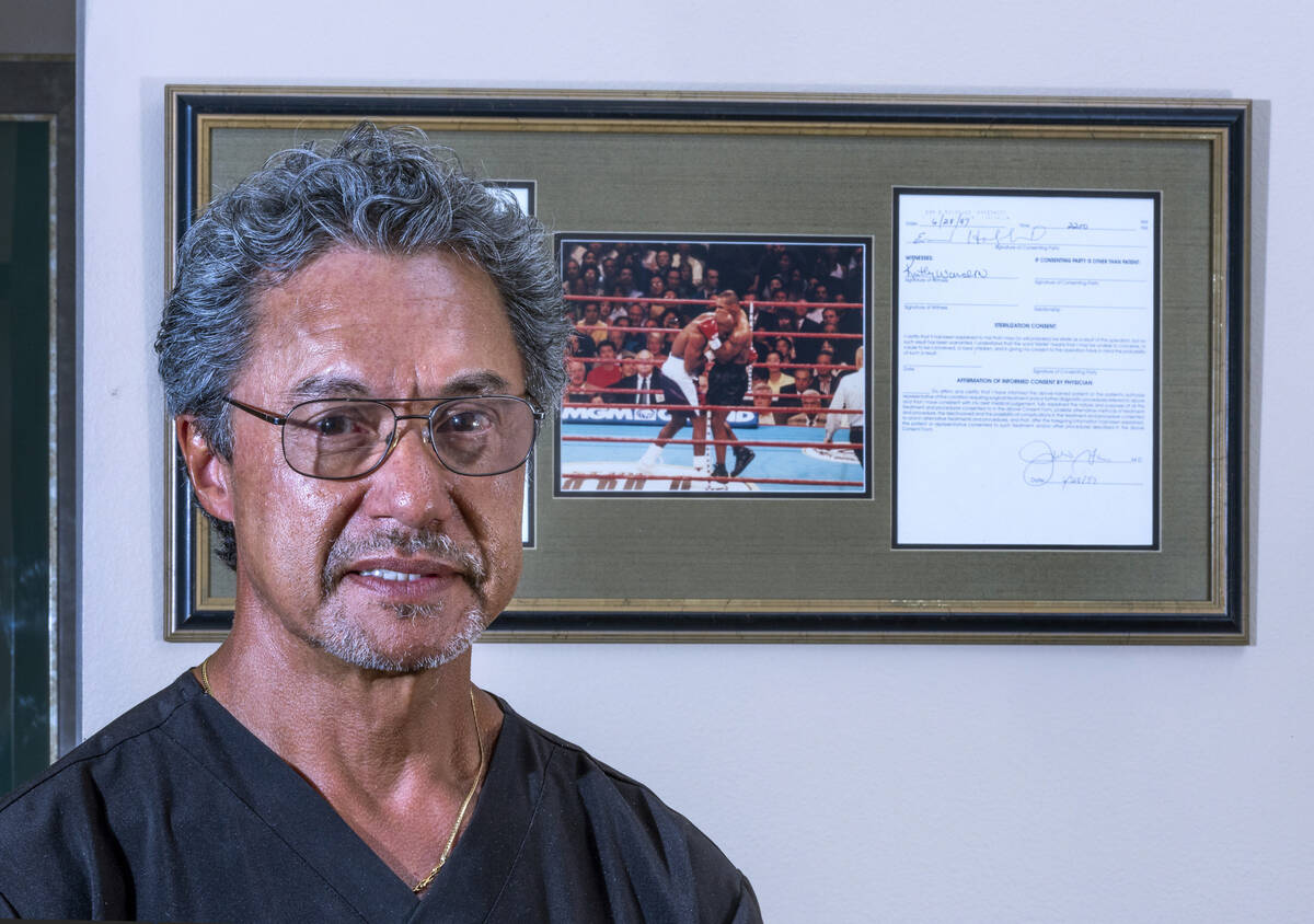 Dr. Julio Garcia was the plastic surgeon who fixed Evander Holyfield's bitten ear by Mike Tyson ...