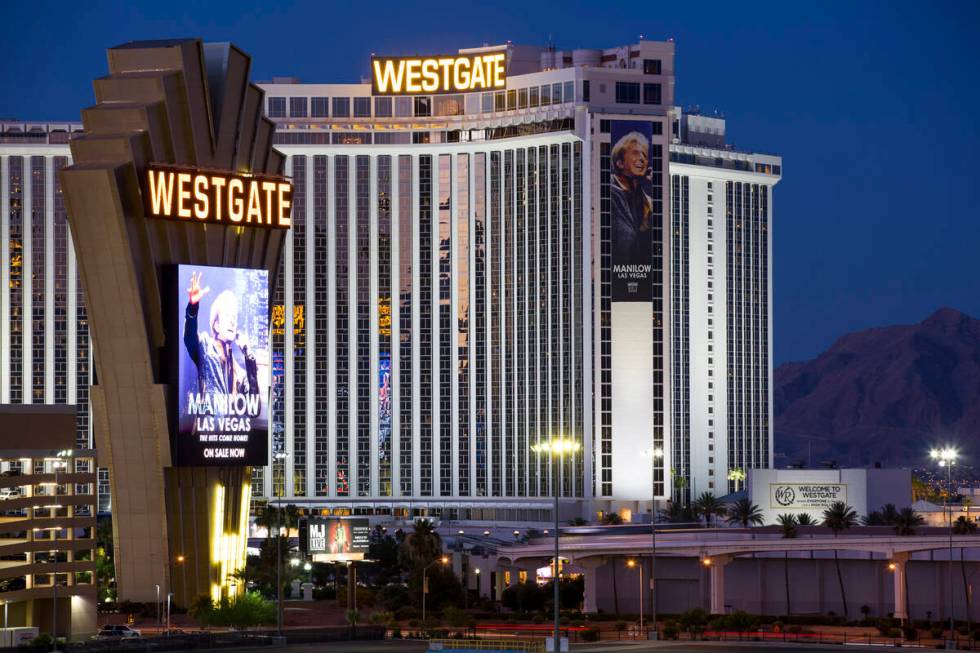 The Westgate hotel-casino in Las Vegas on June 21, 2018. (Richard Brian/Las Vegas Review-Journal)